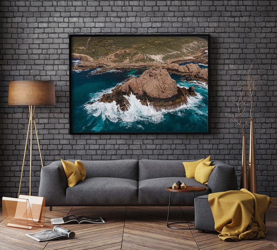 Sugarloaf Rock Dunsborough Aerial Photography Print - Walkabout Yonder Walkabout Yonder
