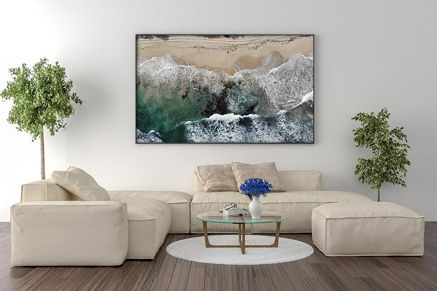 Wilbinga Waves Aerial Photography Print - Walkabout Yonder Walkabout Yonder