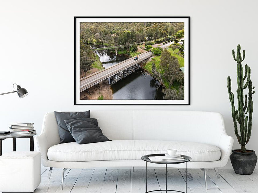 Boddington Bridge Aerial Photography Print - Walkabout Yonder Walkabout Yonder