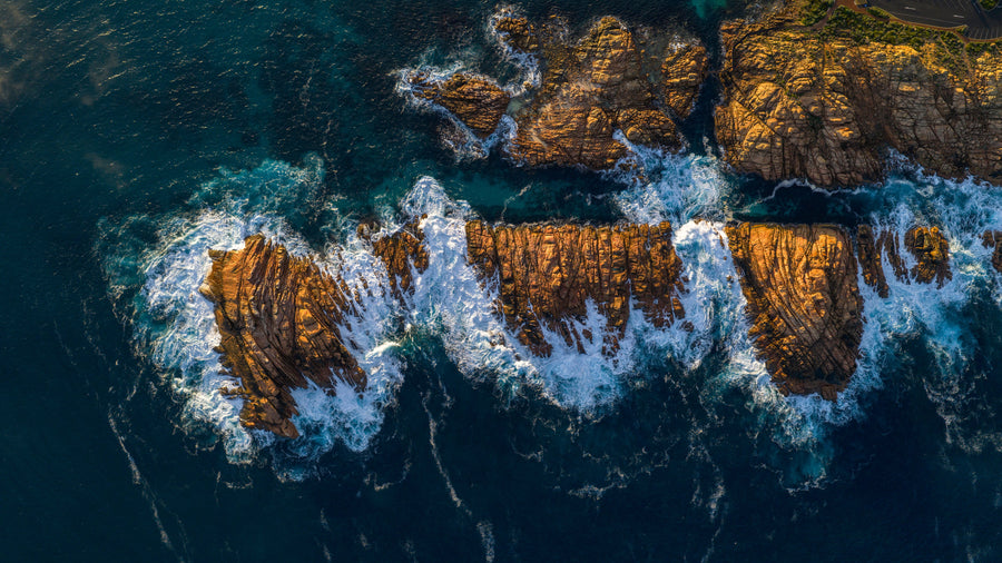 Canal Rocks from above