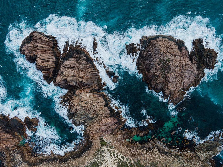 Sugarloaf Cape Naturaliste Aerial Photography Print - Wall Art