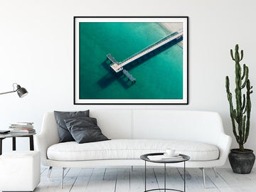 Como Beach Jetty Aerial Photography Print - Walkabout Yonder Walkabout Yonder