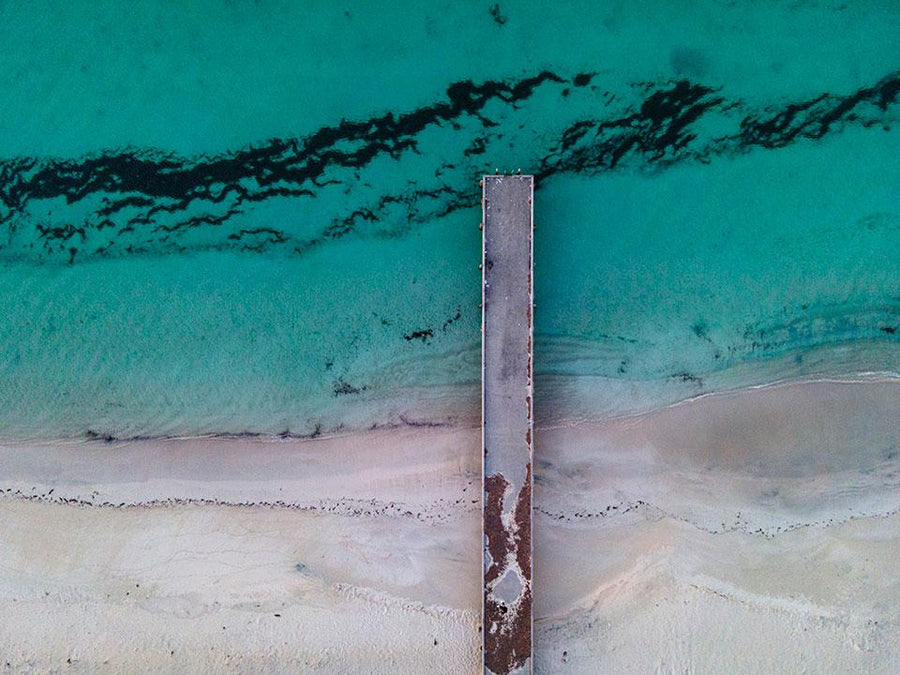 Busselton Jetty Aerial Photography Print - Wall Art