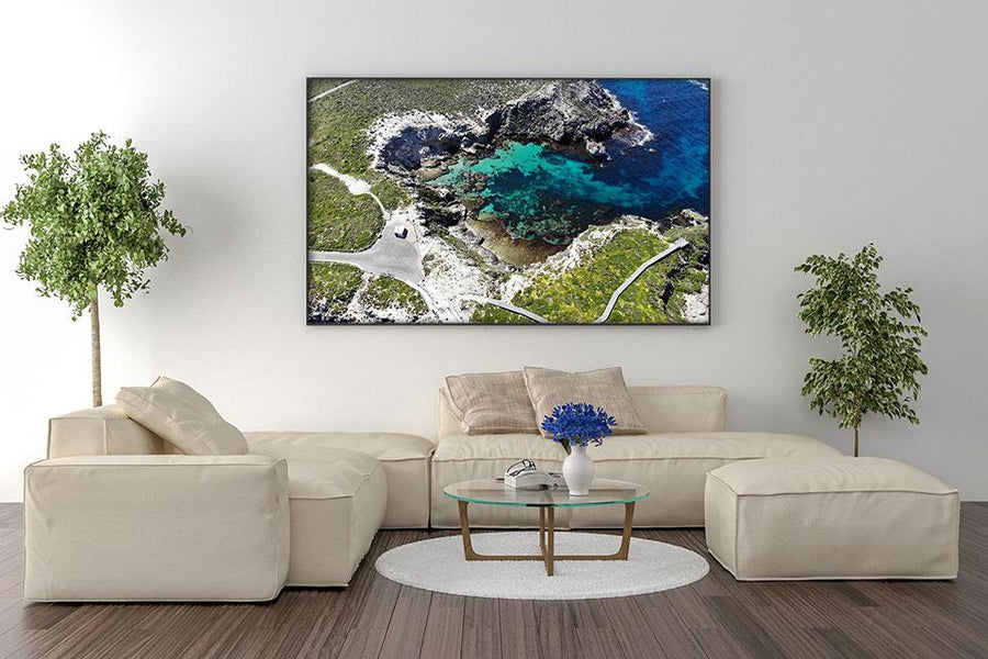 Rottnest Island WA Aerial Photography Print - Walkabout Yonder Walkabout Yonder